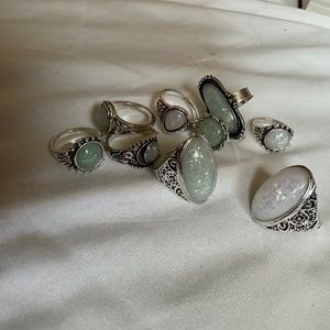 Opal Rings